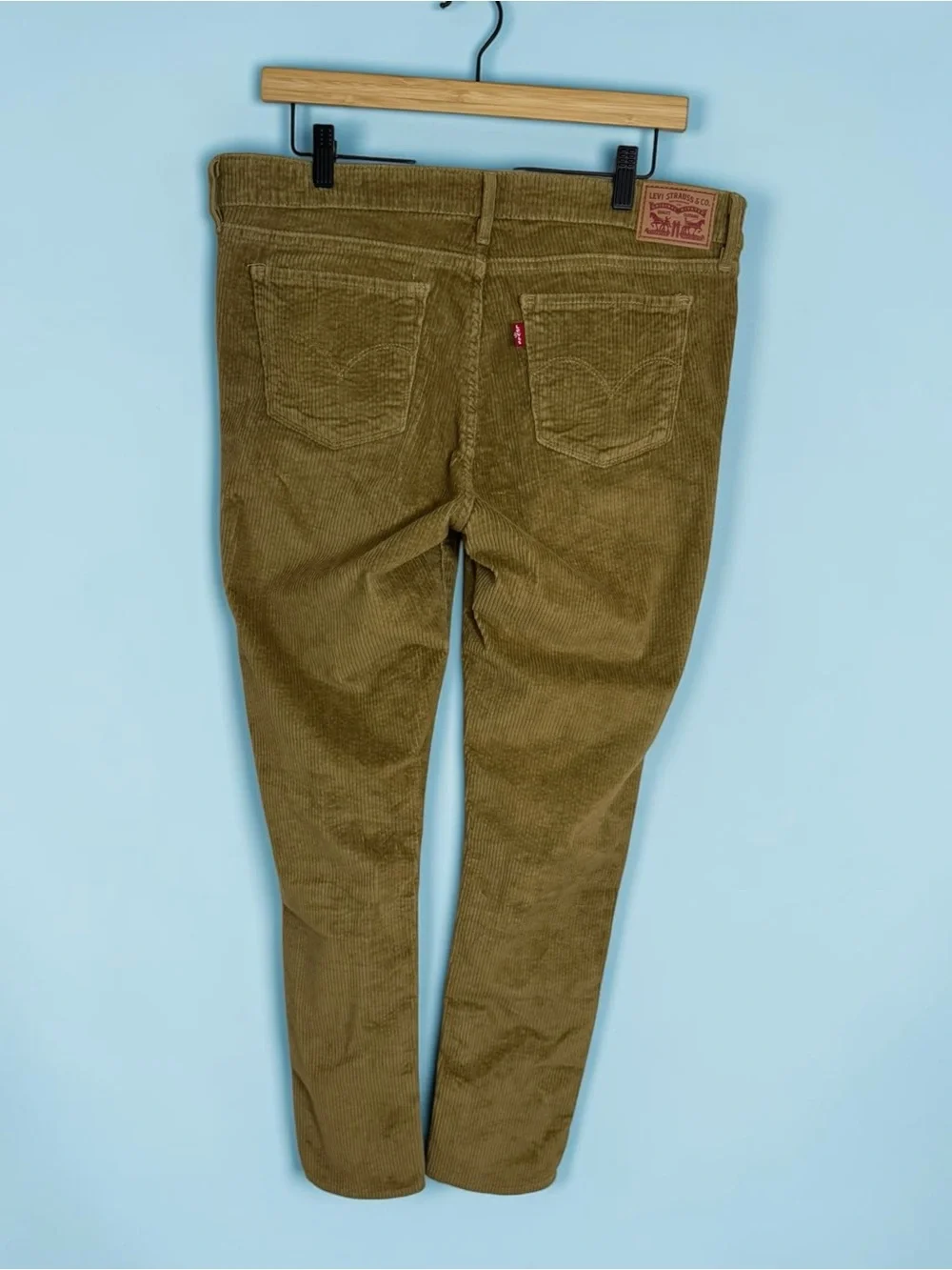 Levi's Corduroy Slim Fit Pants Men’s Size W32 L30 Tan Classic Casual Skater